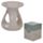 Eden White Tear Drop Ceramic Oil & Wax Melt Burner