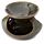 Abstract Dark Mottled Ceramic Oil Burner