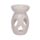Eden White Simple Tear Drop Cut-Out Ceramic Oil & Wax Melt Burner