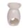 Eden White Simple Tear Drop Cut-Out Ceramic Oil & Wax Melt Burner
