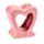 Eden Bright Single Colour Heart Shaped Oil Burner