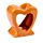 Eden Bright Single Colour Heart Shaped Oil Burner