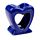Eden Bright Single Colour Heart Shaped Oil Burner