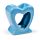 Eden Bright Single Colour Heart Shaped Oil Burner
