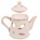 Eden Ceramic Teapot Oil Burner with Lid