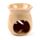 Simple Leaf Fretwork Design Crackle Glaze Ceramic Oil Burner