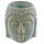 Small Crackle Glaze Ceramic Buddha Head Oil Burner