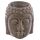 Small Crackle Glaze Ceramic Buddha Head Oil Burner