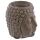Small Crackle Glaze Ceramic Buddha Head Oil Burner
