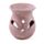 Small Textured Ceramic Oil Burners with Cut Out Pattern