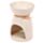 Eden Speckled Cream Ceramic Oil & Wax Melt Burner with Flower