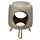 Eden Rounded Ceramic Oil Burner with Gold Feet
