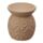 Eden Ceramic Oil Burner with Embossed Triangle Pattern