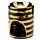 Eden Metallic Gold Stripe Ceramic Mini Oil Burner