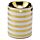 Eden Metallic Gold Stripe Ceramic Mini Oil Burner