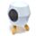 Eden White Abstract Ceramic Oil Burner with Feet