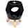 Eden Black Abstract Ceramic Oil Burner with Feet