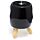 Eden Black Abstract Ceramic Oil Burner with Feet