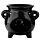 Eden Large Black Cauldron Oil Burner