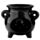 Eden Large Black Cauldron Oil Burner