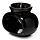 Eden Black Ceramic Oval Double Dish Oil & Wax Melt Burner