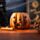 Pumpkin Jack O Lantern Shaped Ceramic Oil Burner