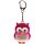 Pink & Blue Hooting Owl LED Keyring with Sound