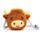 Highland Coo Cow Crossbody Plush Shoulder Bag
