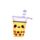 Foodiemals Boba the Bubble Tea Pop Up Canvas Pencil Case