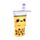Foodiemals Boba the Bubble Tea Pop Up Canvas Pencil Case