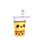 Foodiemals Boba the Bubble Tea Pop Up Canvas Pencil Case