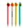 Cute Fruit Erasable Pen with PVC Topper