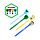 Set of 4 Erasable Pens with Minecraft Chibi Style Silicone Topper