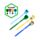Set of 4 Erasable Pens with Minecraft Chibi Silicone Topper