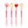 Amore Heart Erasable Pen with PVC Topper