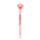 Amore Heart Erasable Pen with PVC Topper
