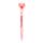Amore Heart Erasable Pen with PVC Topper