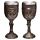 Decorative Brushed Gold Wood Effect Pirate Goblet