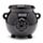 Black Witches Cauldron Shaped Ceramic Indoor Freestanding Planter/Plant Pot