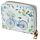 Julie Dodsworth Blue Lavender Garden Zip Around Small Wallet Purse