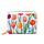 Tulips Zip Around Small Wallet Purse
