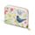 Jan Pashley Wings & Wildflowers Zip Around Small Wallet Purse