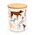 Barks Dog Set of 2 RPET & Bamboo Storage Jars S/M