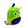 Space Cadets Alien Plush Rucksack Backpack