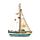 Souvenir Seaside - Sailing Boat Seashells