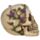 Skulls and Roses Skull with Purple Roses