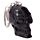 Black & White Skull Keyring