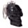 Black & White Skull Keyring
