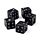 Black Skull Dice Pack of 5