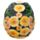 Day of the Dead Skull Head with Daisy Floral Motif